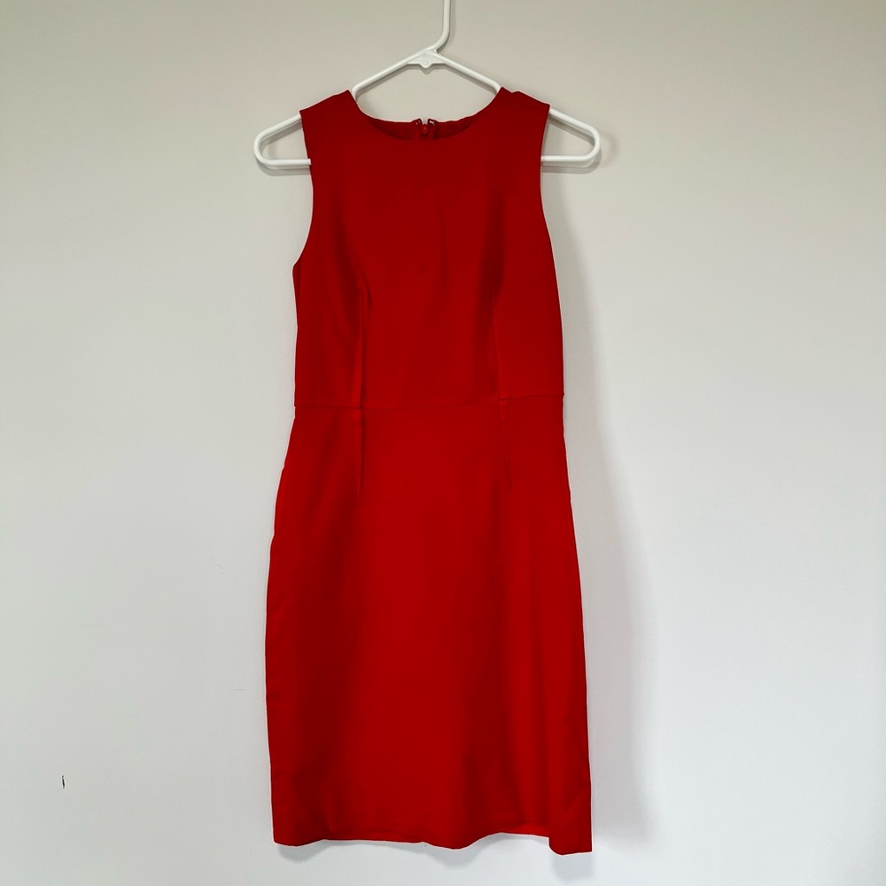 J. Crew Red Dress Size 4